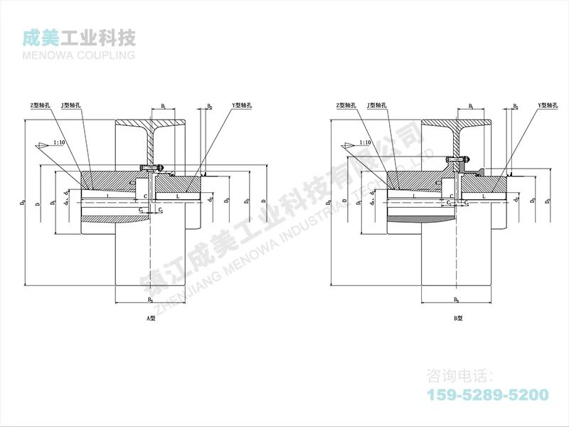 NGCLZ Drum Gear Coupling